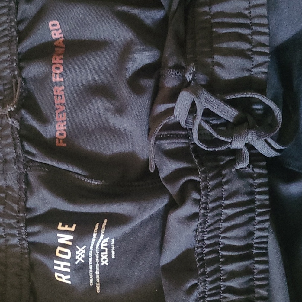 NEW Rhone Gym Joggers, Tapered Stretch Activewear Lightweight, Black, Sz XXL - Picture 4 of 6